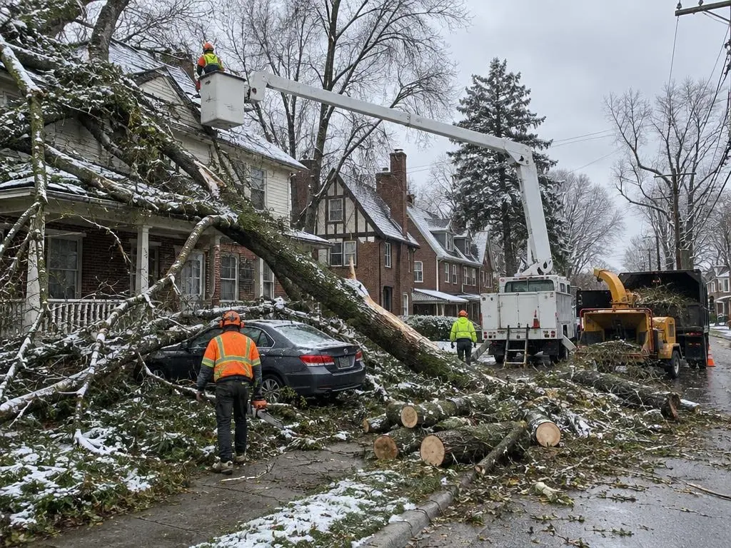 Emergency Storm Tree Removal in Canton, OH